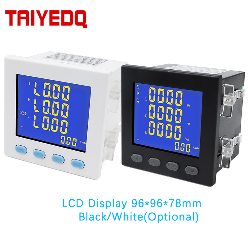 Diy Electronics Store - Wielofunkcyjny licznik panelowy LCD trójfazowy V