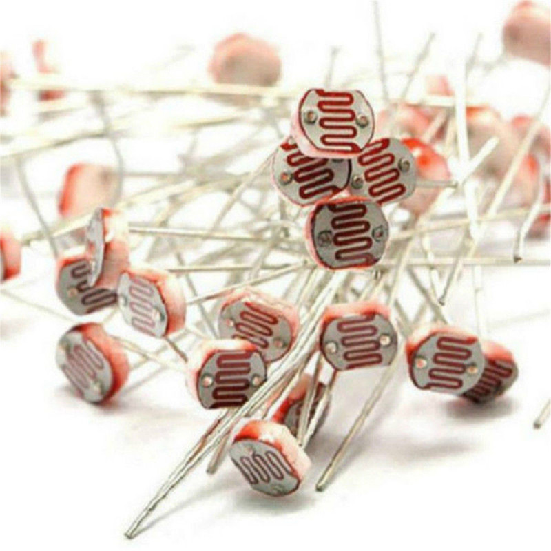 Arduino Diy Electronics - 30 SZTUK 5mm Fotoresistor LDR CDS