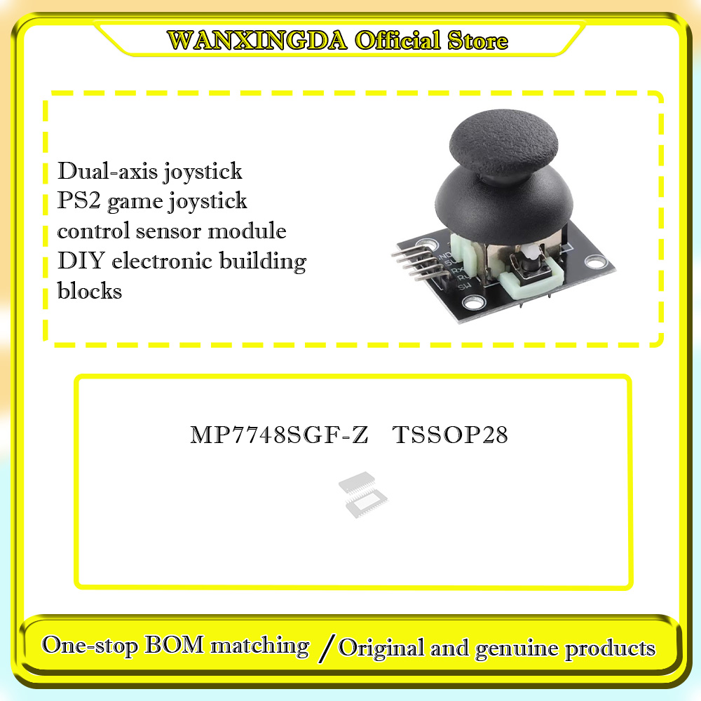 Diy Electronics Logo - MP7748SGF-Z MP7748S Dwuosiowy joystick PS2 moduł