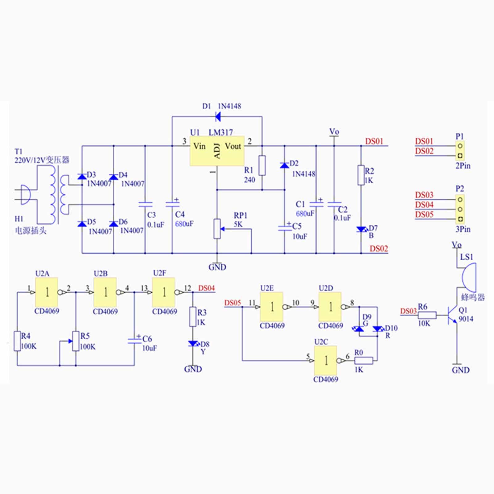 Diy Home Electronics Lab - Zestaw do samodzielnego montażu zasilacza z