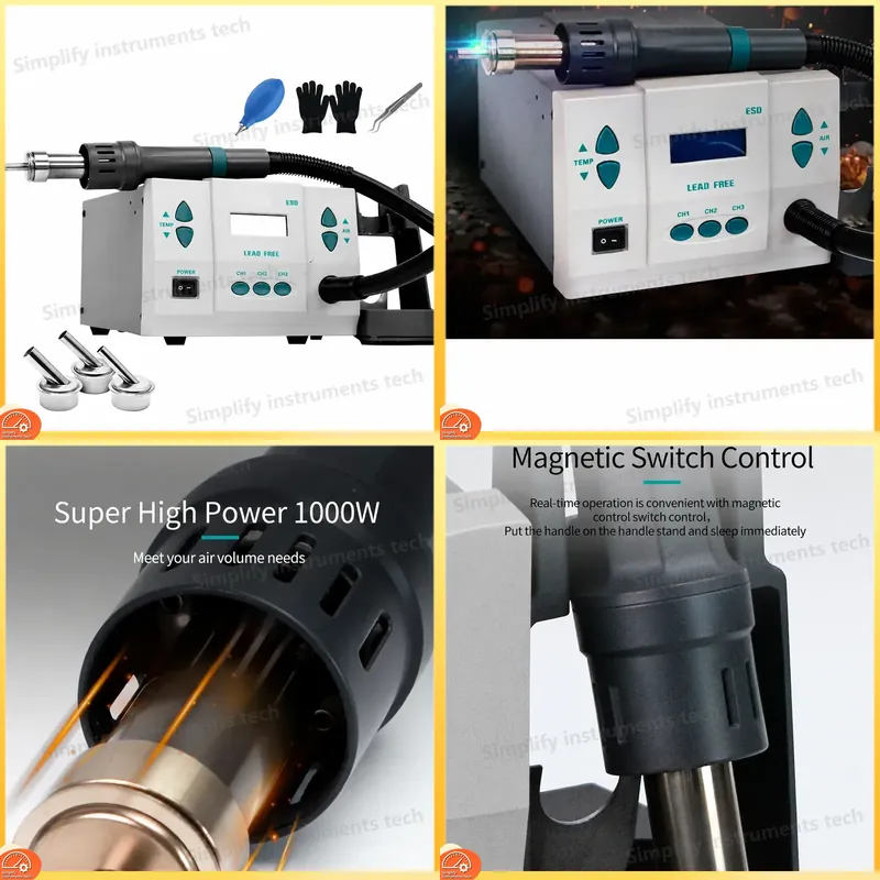 Diy Soldering Station No Electronics - Pistolet na gorące powietrze Stacja lutownicza
