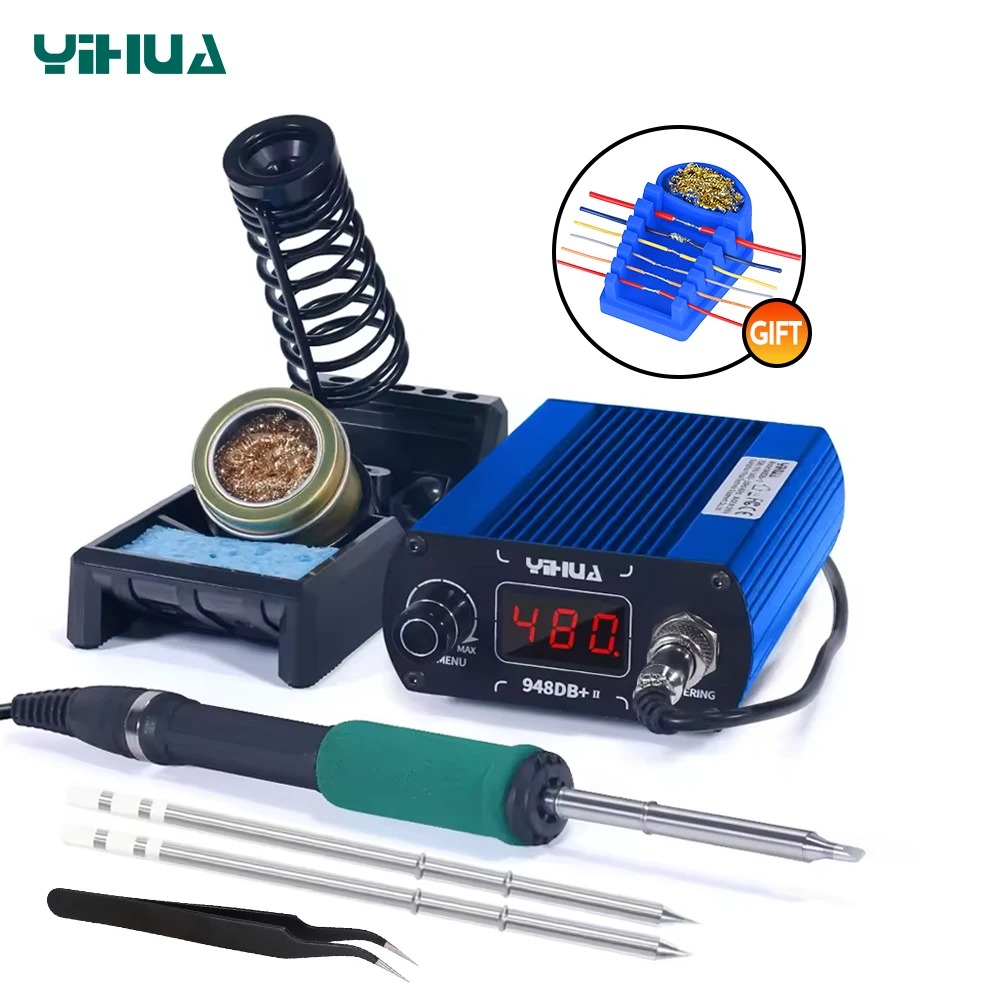 Diy Soldering Station No Electronics - Stacja lutownicza YIHUA 948DB+-II 75W z
