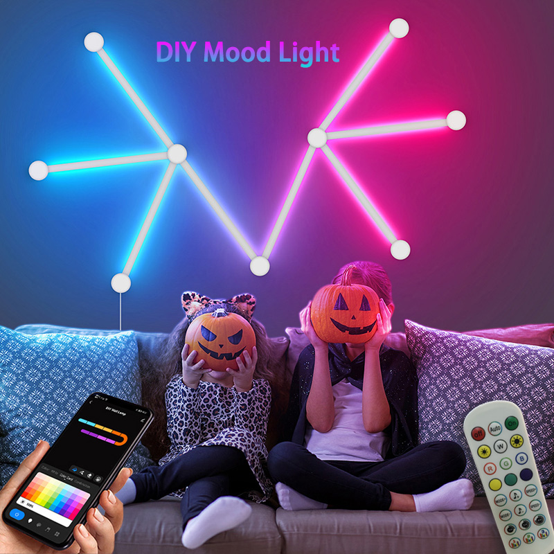 Diy Lamp Electronics - Inteligentna lampa ścienna RGB, listwa LED