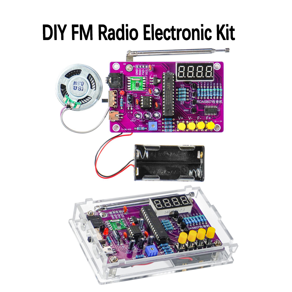 Diy Electronics Project - Zestaw elektroniczny do samodzielnego montażu radia