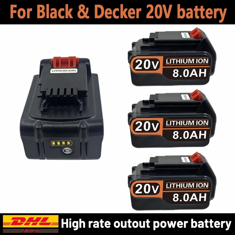 Black+Decker Tool 20V Max - Akumulator 18V 3.0Ah 4.0Ah BL2018 Zamiennik