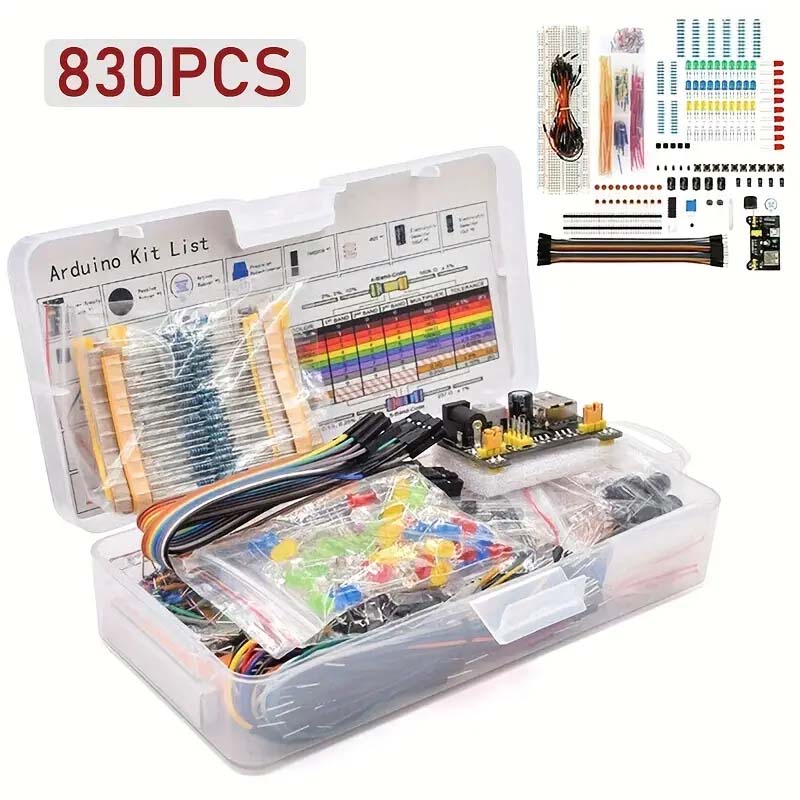 Arduino Uno Starter Kit - 830 sztuk/pudło zestaw startowy projektu DIY