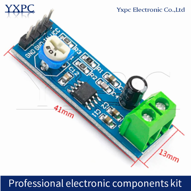 Diy Audio Electronics Projects - Moduł wzmacniacza audio LM386, wzmocnienie 200x,