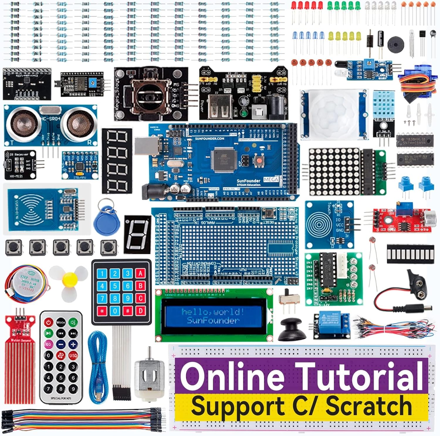 Arduino Uno Starter Kit - SunFounder Project Najbardziej kompletny zestaw startowy