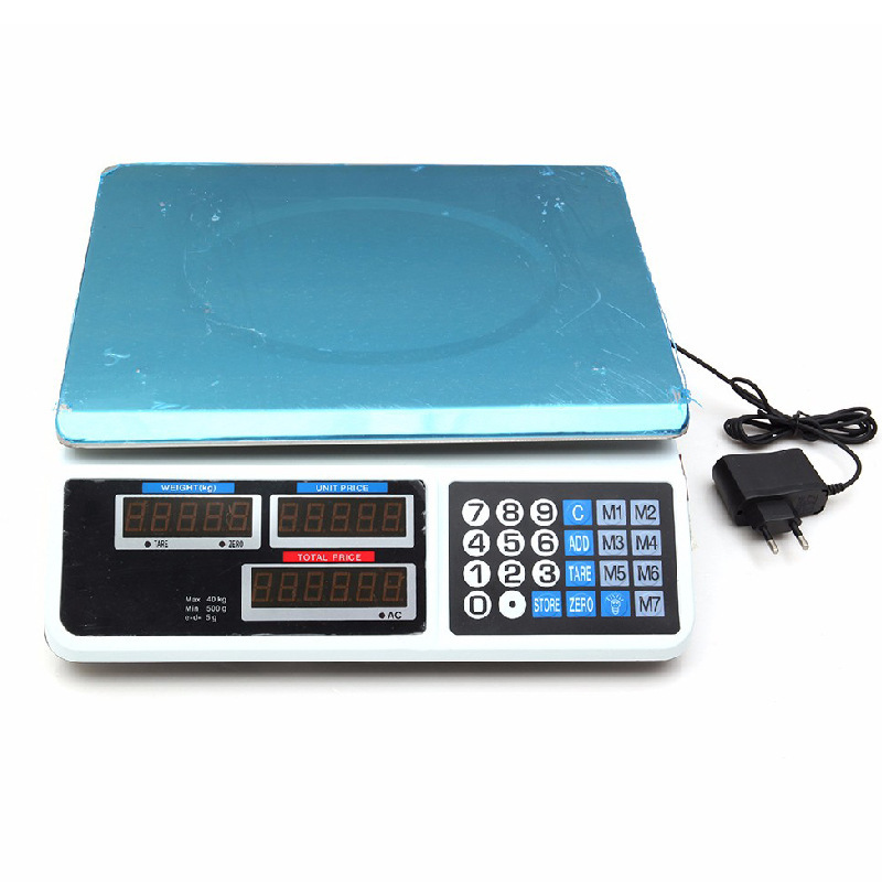 Diy Electronics Store - Elektroniczna waga ze stali nierdzewnej 30KG,