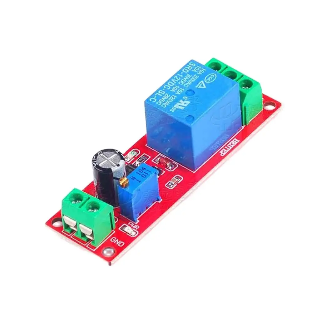 Diy Audio Electronics Projects - Moduł opóźnienia NE555, przekaźnik monostabilny 5V/12V,