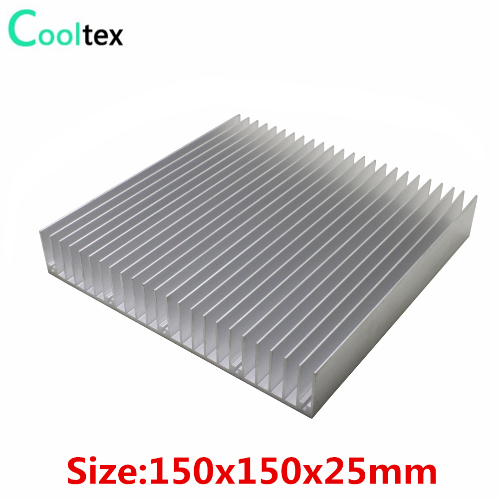 Diy Electronics Circuits - 150x150x25mm DIY aluminiowy radiator radiator chłodnica