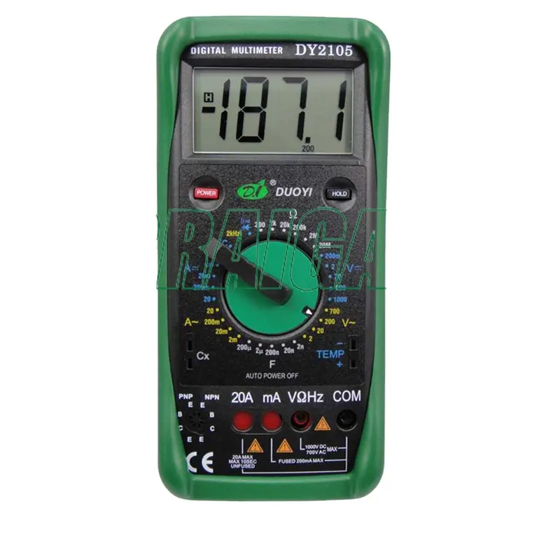 Multimeter Digital - Multimetr cyfrowy DY2105 z mechanicznym mechanizmem