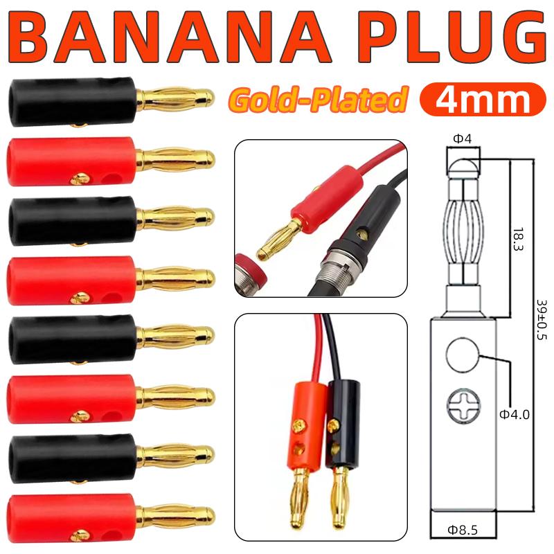 Diy Audio Electronics Projects - 10 szt. Zestaw złączy bananowych 4MM