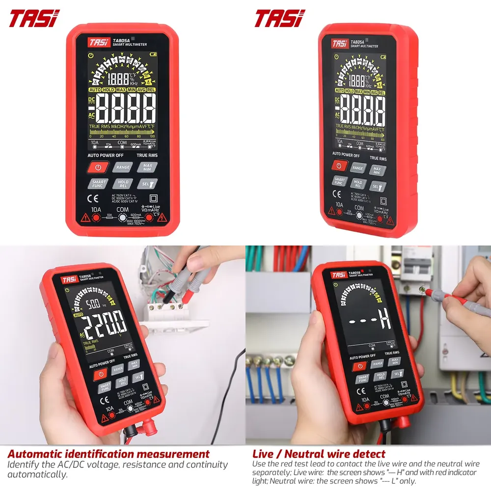 Multimetr cyfrowy TASI TA805A  – Multimeter Digital recenzja i cena