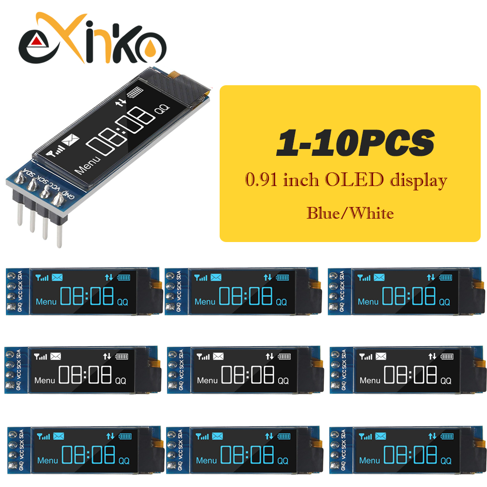 1-10 szt. 0,91-calowy moduł wy – I2C Lcd Display recenzja i cena
