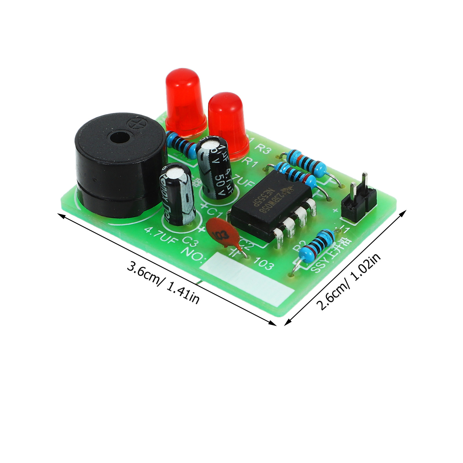 5-częściowy zestaw do nauki lu – Diy Electronics Project recenzja i cena