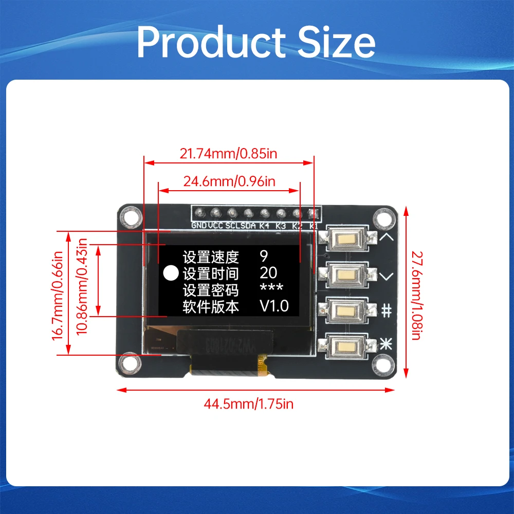 Wyświetlacz OLED 0,96 cala dla – I2C Lcd Display recenzja i cena