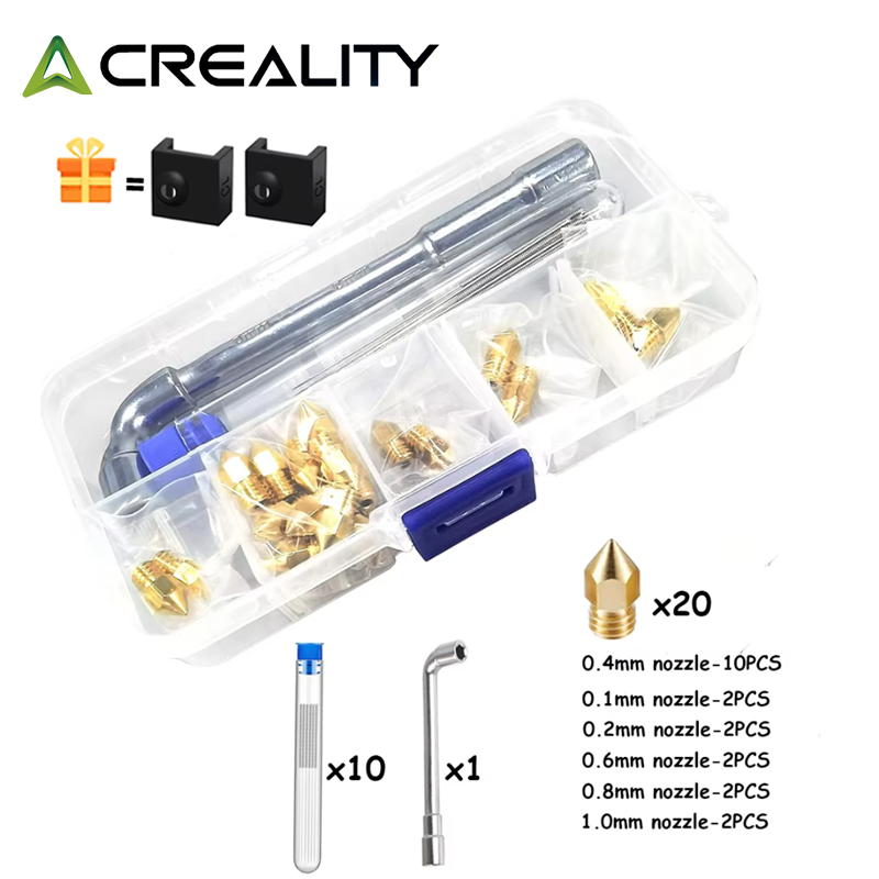 CREALITY 20 szt. Dysze mosiężn – Creality Printer Ender 3 recenzja i cena