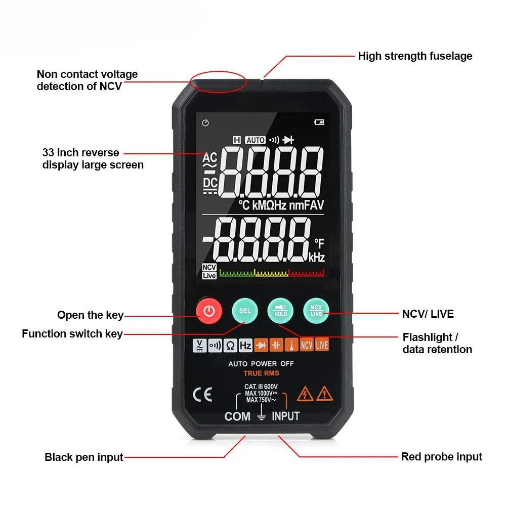 Inteligentny cyfrowy multimetr – Multimeter Digital recenzja i cena