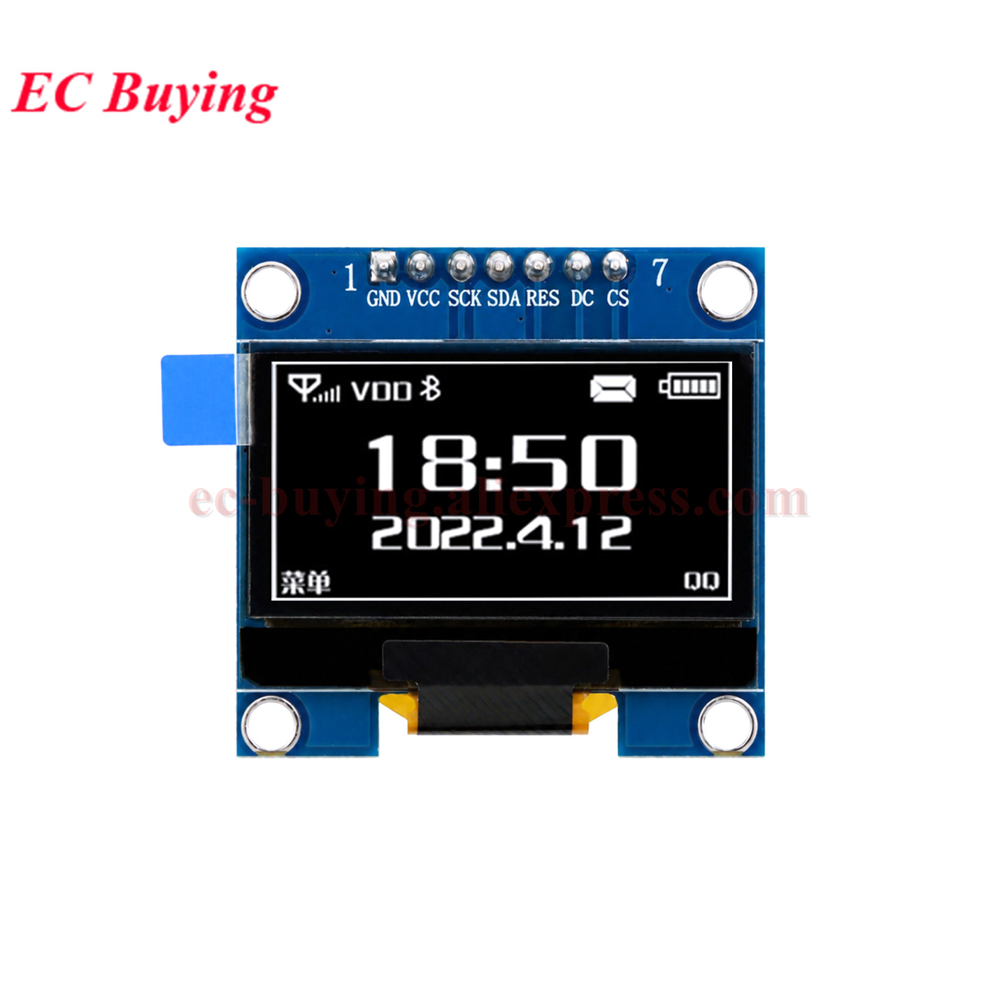 Moduł OLED 1,3 cala Wyświetlac – I2C Lcd Display recenzja i cena