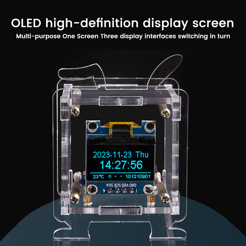 Zestaw DIY Cyfrowy Zegar ESP82 – Diy Soldering Station No Electronics recenzja i cena