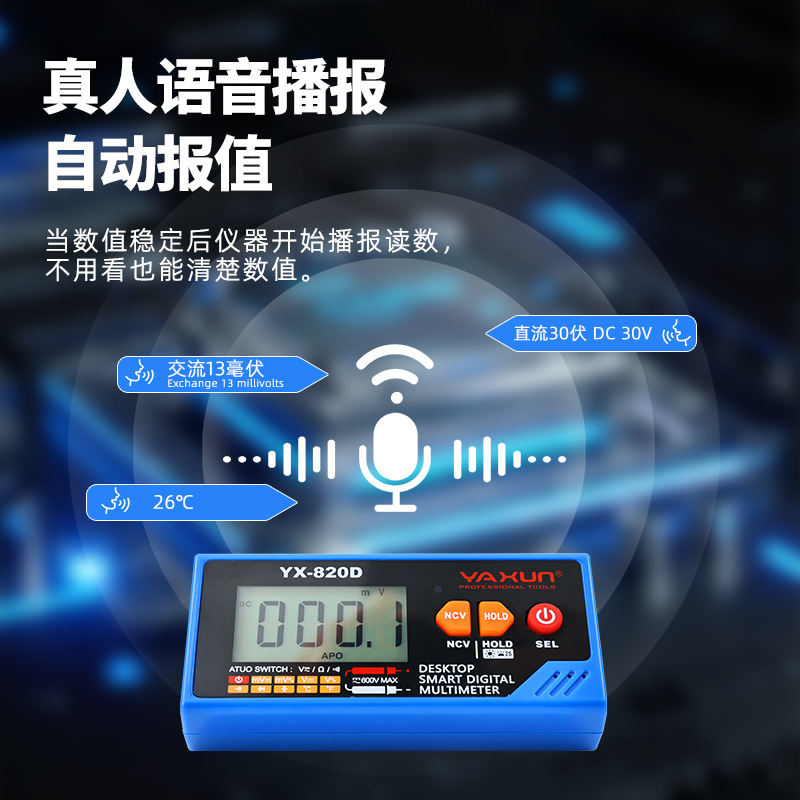 Multimetr Yaxun 820D z funkcją – Multimeter Digital recenzja i cena
