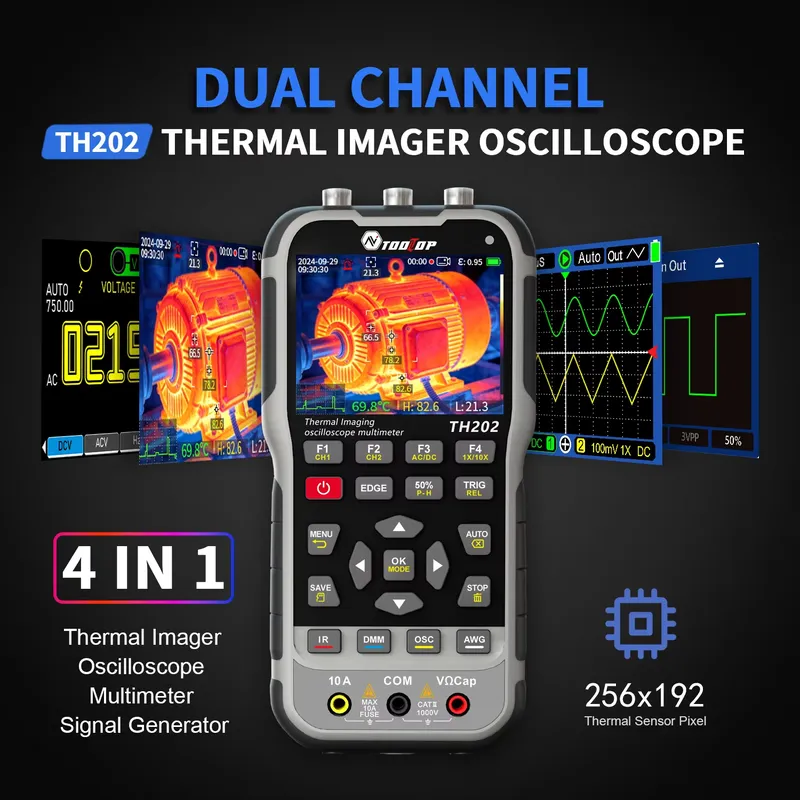 TOOLTOP TH202 TH201 ET15S ET14 – Multimeter Digital recenzja i cena