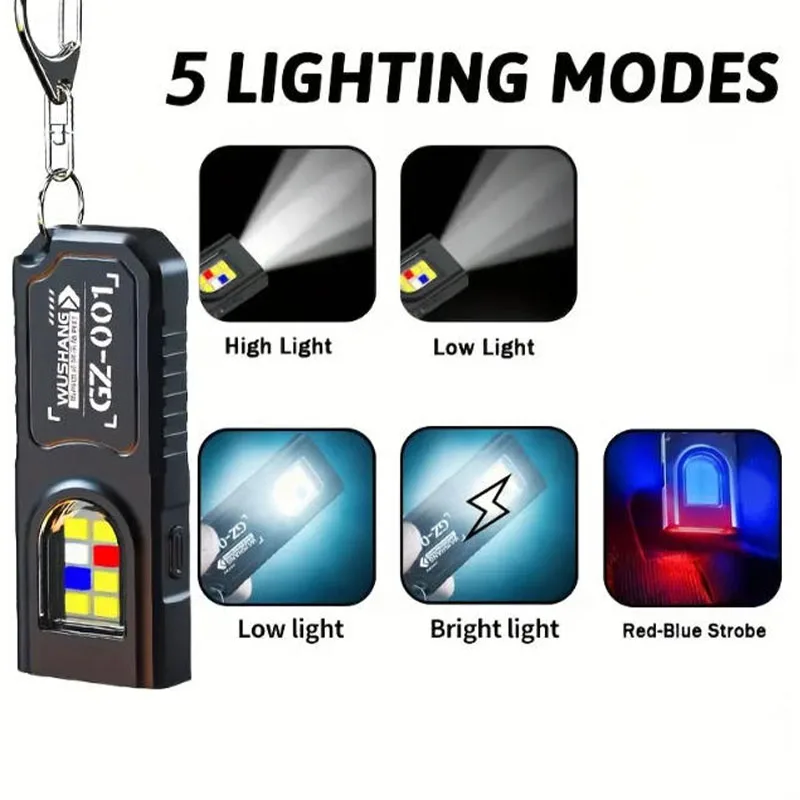 Mocna Mini Latarka LED COB z B – Diy Lamp Electronics recenzja i cena