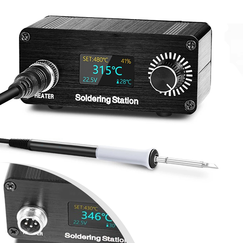 Stacja lutownicza cyfrowa T12  – Diy Soldering Station No Electronics recenzja i cena