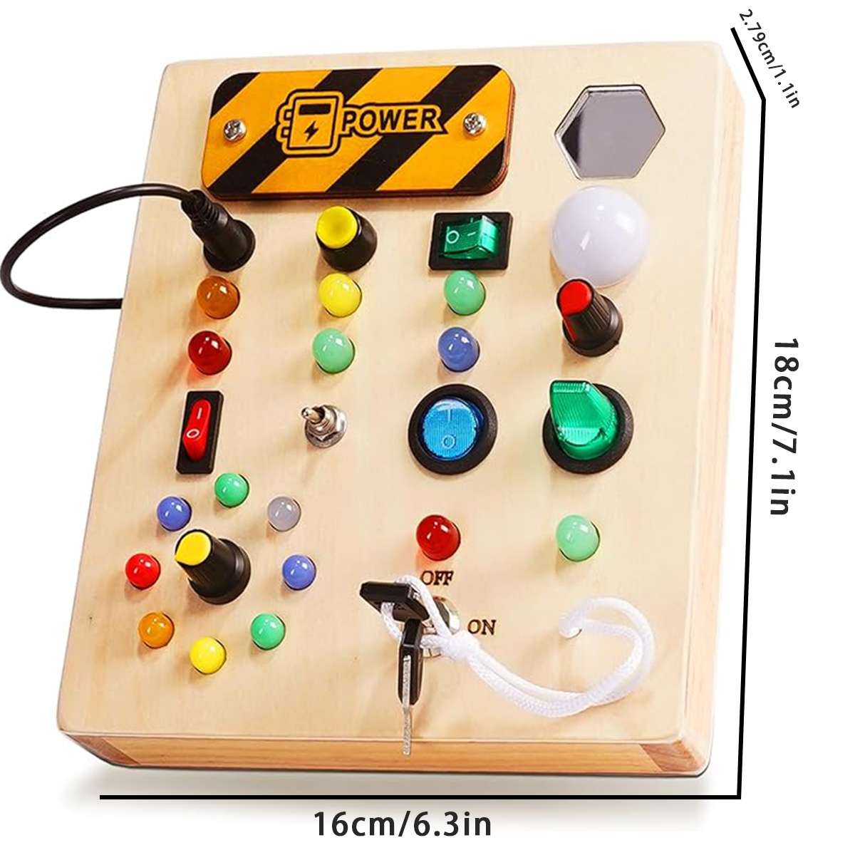 Drewniana tablica manipulacyjn – Diy Halloween Electronics recenzja i cena