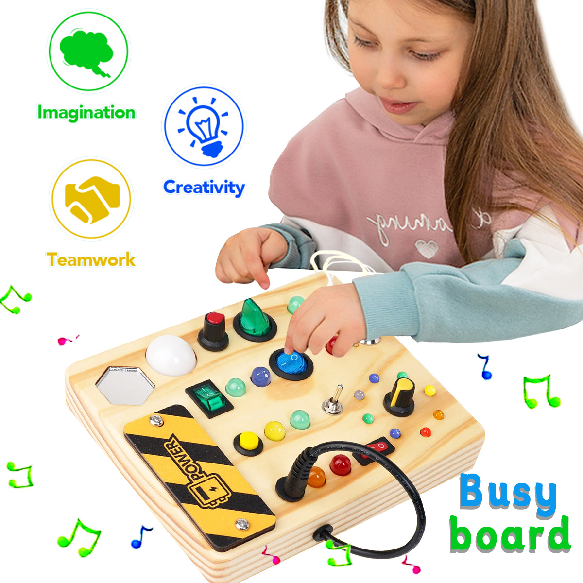 Drewniana tablica manipulacyjn – Diy Halloween Electronics recenzja i cena
