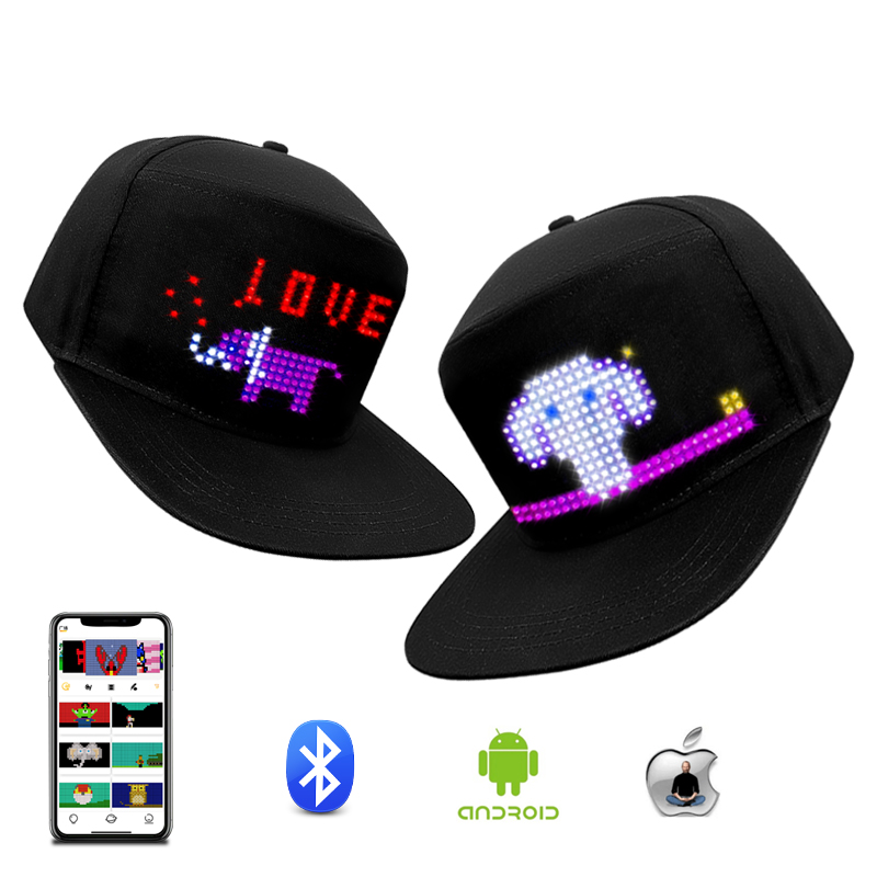 Inteligentna czapka LED z wyśw – Diy Electronics Logo recenzja i cena