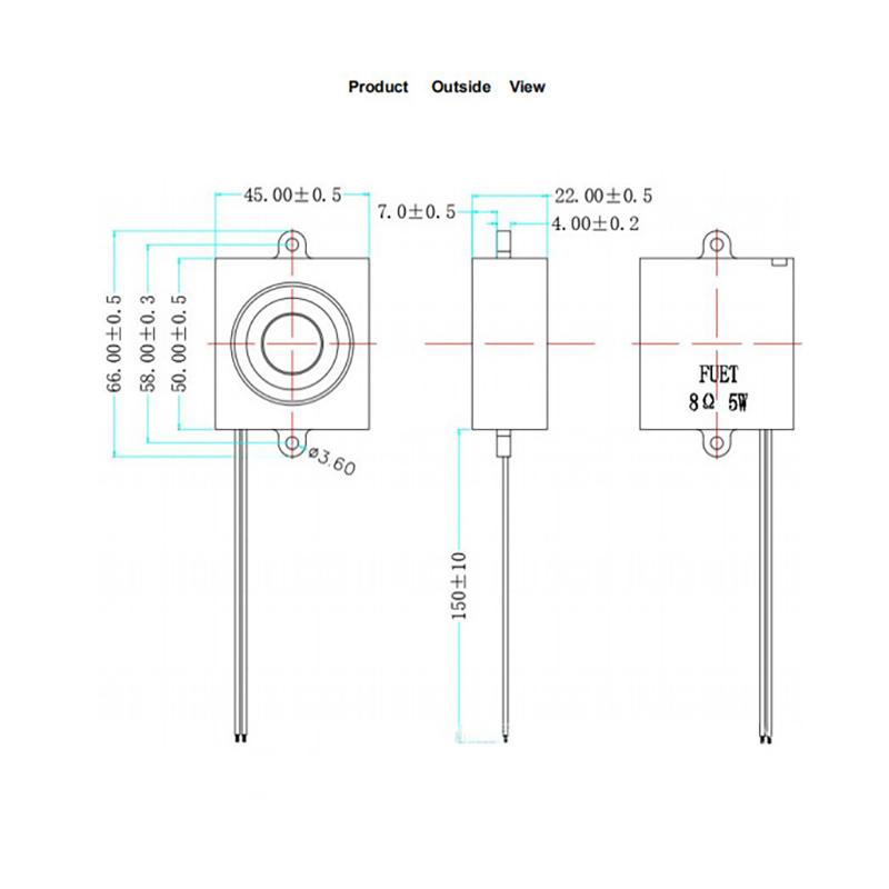 Głośnik mono 5045 w obudowie,  – Diy Audio Electronics Projects recenzja i cena