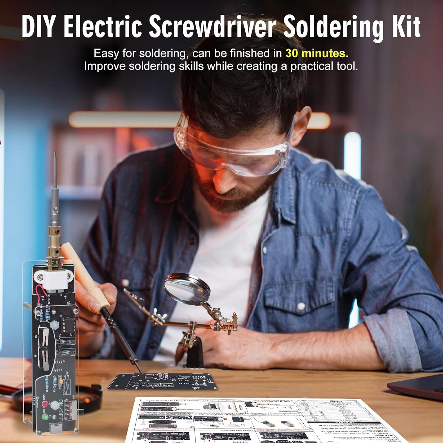 Elektryczny śrubokręt USB z mo – Diy Home Electronics Lab recenzja i cena