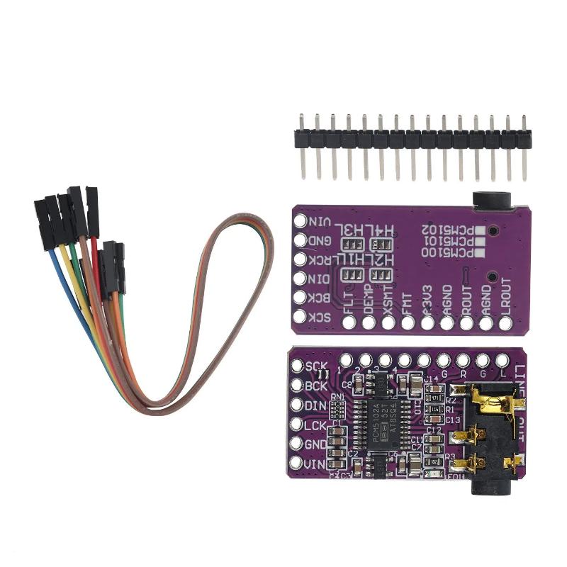 Płytka dekodera PCM5102 I2S DA – Diy Audio Electronics Projects recenzja i cena