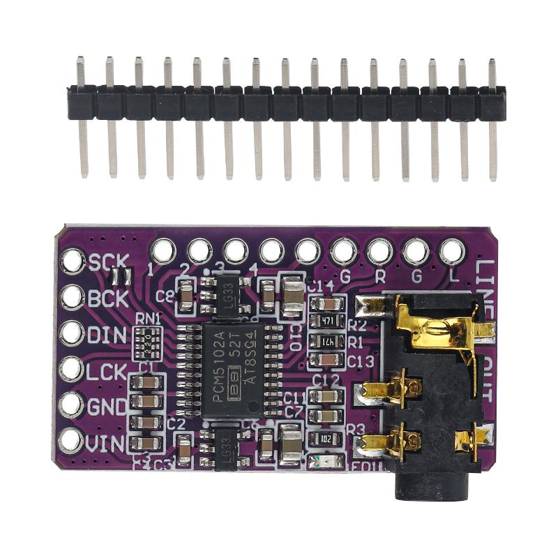 Płytka dekodera PCM5102 I2S DA – Diy Audio Electronics Projects recenzja i cena