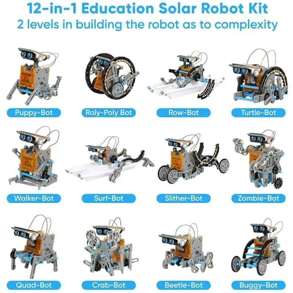 13 w 1 Robot zasilany energią  – Diy Electronics Project recenzja i cena